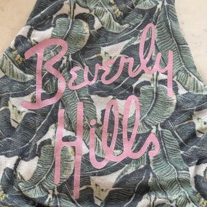 Green and Pink Beverly Hills zip up!!🌴🌸💐🌸💕💐🍋‍🟩